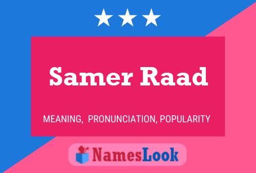 Samer Raad Naam Poster