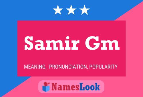 Samir Gm Naam Poster