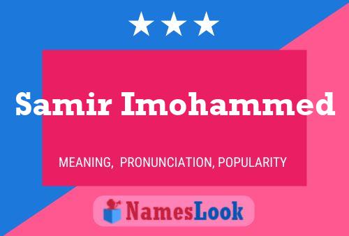 Samir Imohammed Naam Poster