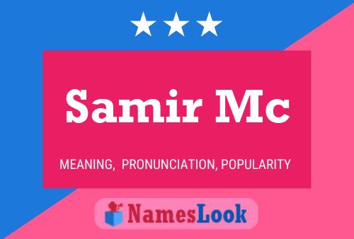 Samir Mc Naam Poster