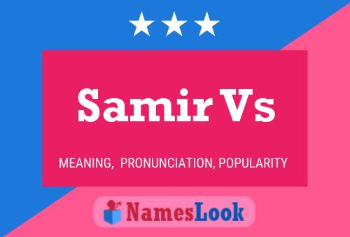 Samir Vs Naam Poster