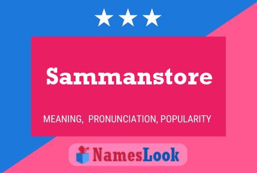 Sammanstore Naam Poster