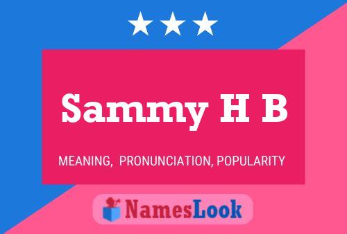 Sammy H B Naam Poster