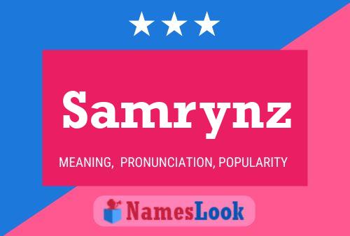 Samrynz Naam Poster