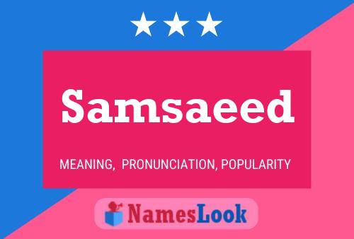 Samsaeed Naam Poster