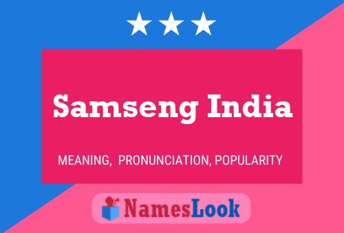 Samseng India Naam Poster