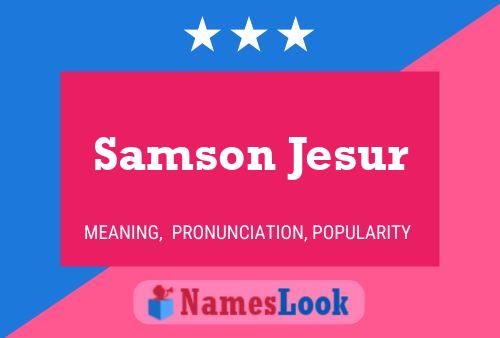 Samson Jesur Naam Poster