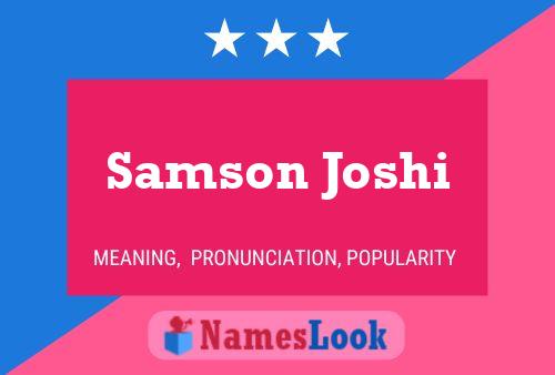 Samson Joshi Naam Poster