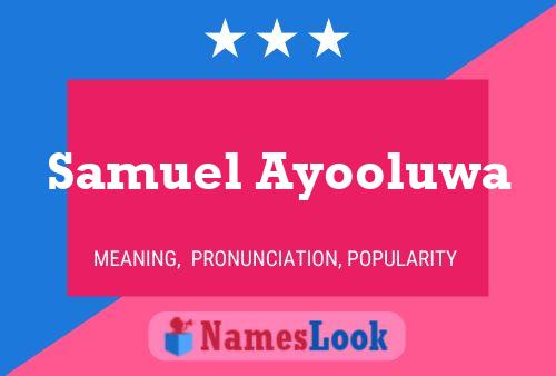 Samuel Ayooluwa Naam Poster