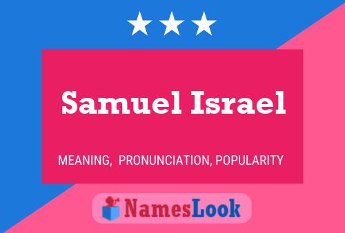 Samuel Israel Naam Poster