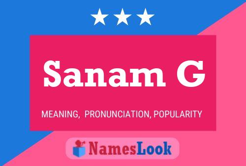 Sanam G Naam Poster