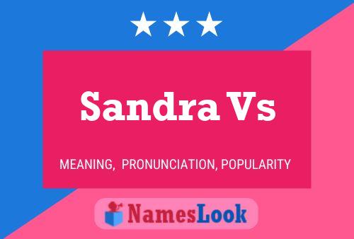 Sandra Vs Naam Poster