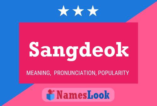 Sangdeok Naam Poster