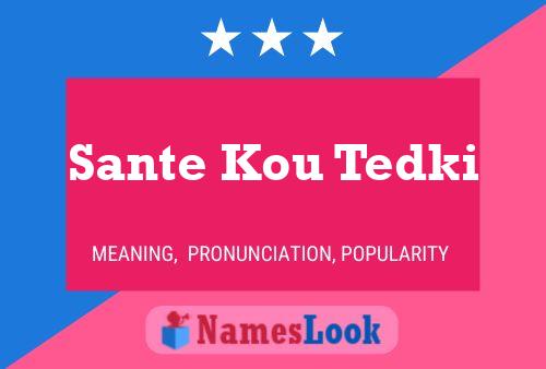 Sante Kou Tedki Naam Poster