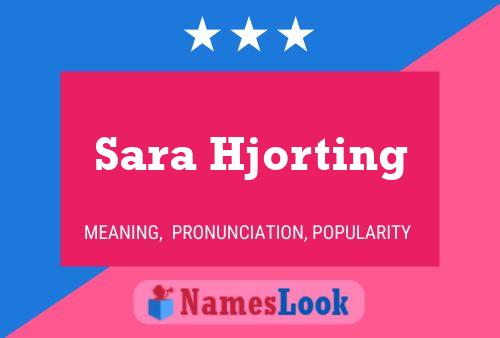 Sara Hjorting Naam Poster