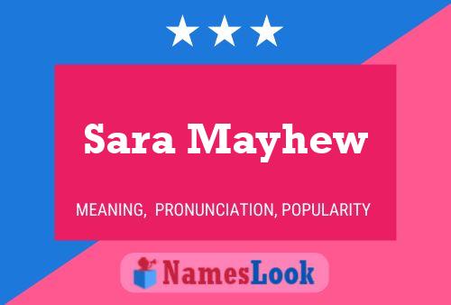 Sara Mayhew Naam Poster