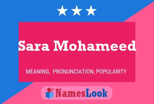 Sara Mohameed Naam Poster