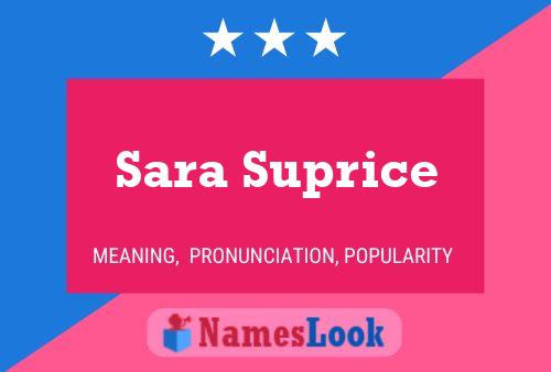 Sara Suprice Naam Poster