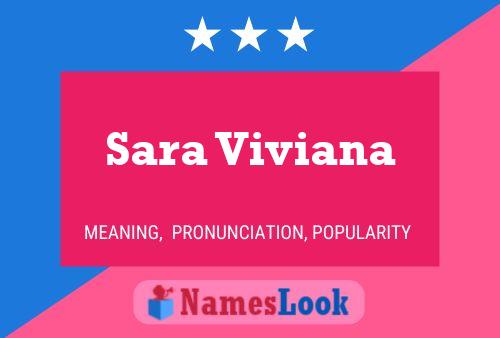 Sara Viviana Naam Poster