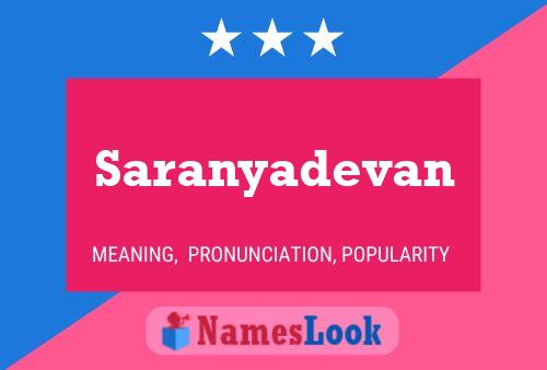 Saranyadevan Naam Poster