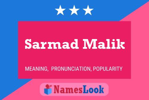 Sarmad Malik Naam Poster