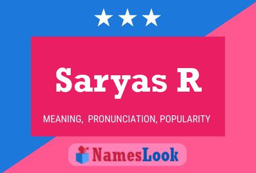 Saryas R Naam Poster