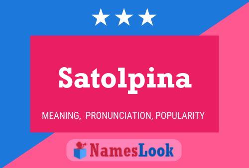 Satolpina Naam Poster