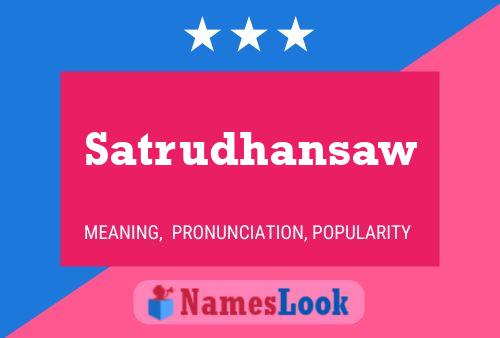 Satrudhansaw Naam Poster