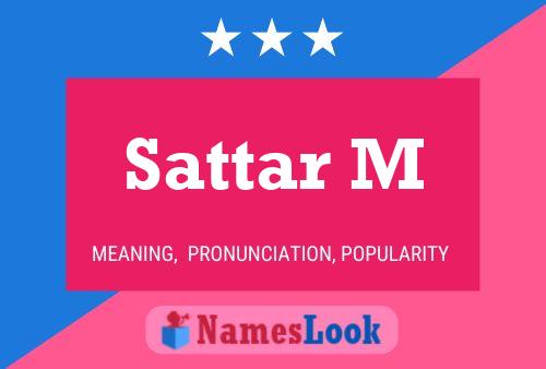 Sattar M Naam Poster