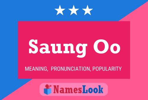 Saung Oo Naam Poster