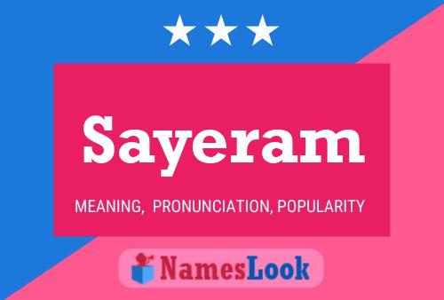 Sayeram Naam Poster