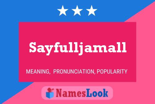 Sayfulljamall Naam Poster