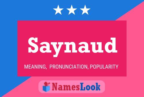 Saynaud Naam Poster