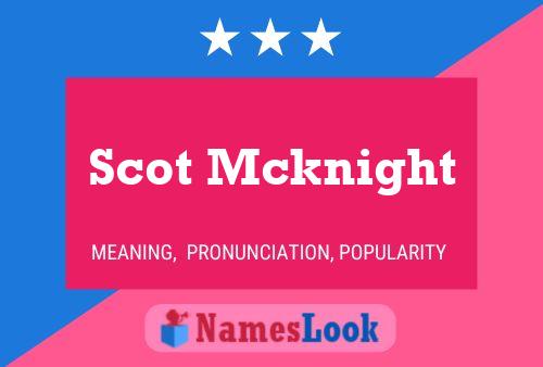 Scot Mcknight Naam Poster