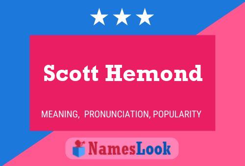 Scott Hemond Naam Poster