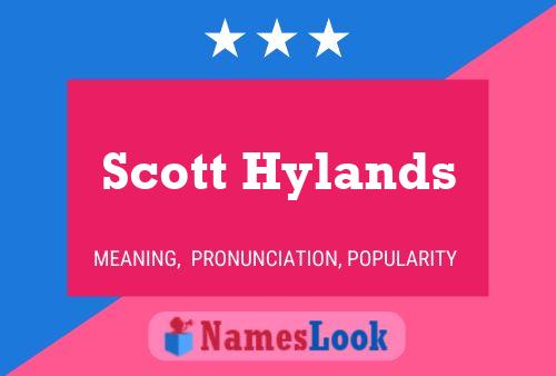 Scott Hylands Naam Poster