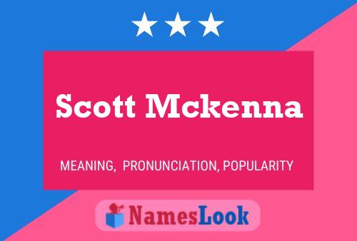 Scott Mckenna Naam Poster