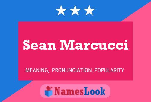 Sean Marcucci Naam Poster