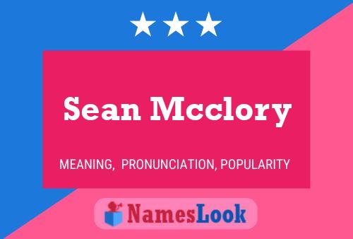 Sean Mcclory Naam Poster