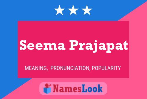 Seema Prajapat Naam Poster