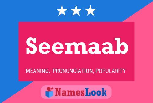 Seemaab Naam Poster