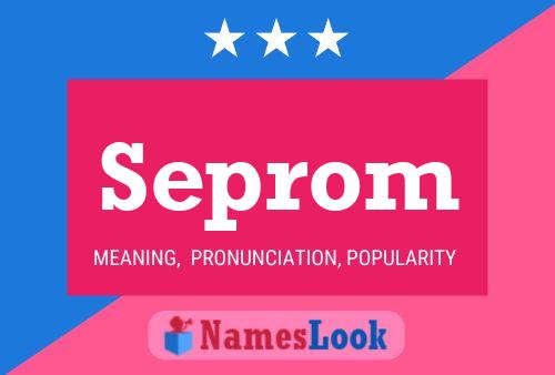 Seprom Naam Poster