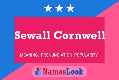 Sewall Cornwell Naam Poster