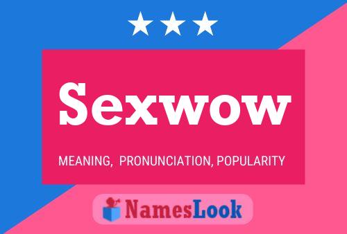 Sexwow Naam Poster