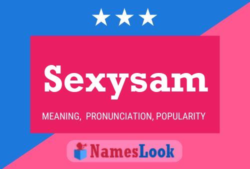 Sexysam Naam Poster