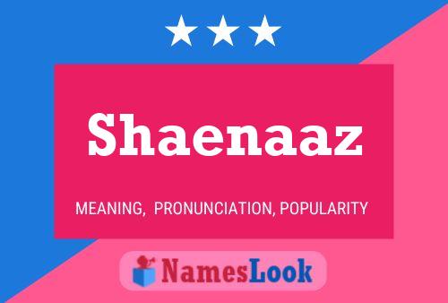 Shaenaaz Naam Poster