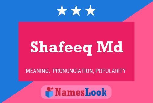 Shafeeq Md Naam Poster