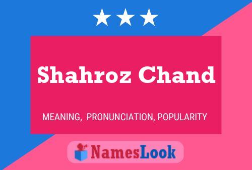 Shahroz Chand Naam Poster