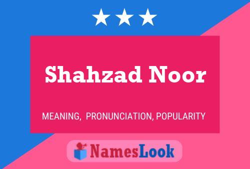 Shahzad Noor Naam Poster