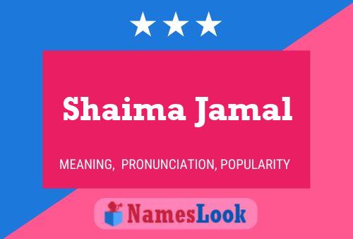 Shaima Jamal Naam Poster